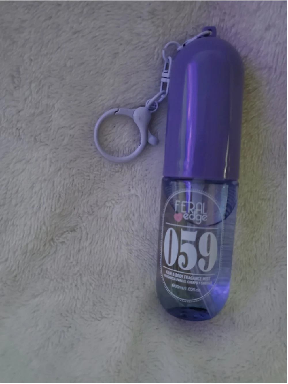 #059 Feral Edge Hair & Body Fragrance Mist keychain